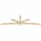 Ekena Millwork Davenport Rough Sawn Timber Gable Bracket, Douglas Fir, 108"W x 36"H x 2"D x 4"F, 8/12 Pitch GBW108X36X0204DAV00RDF - alternate 2